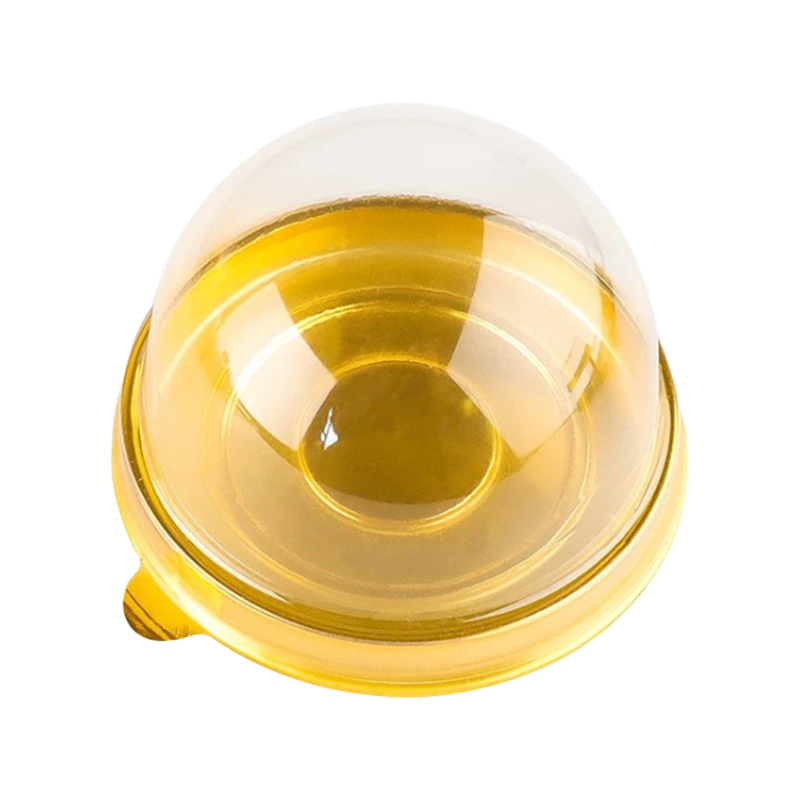 Transparent dome plastic packaging box