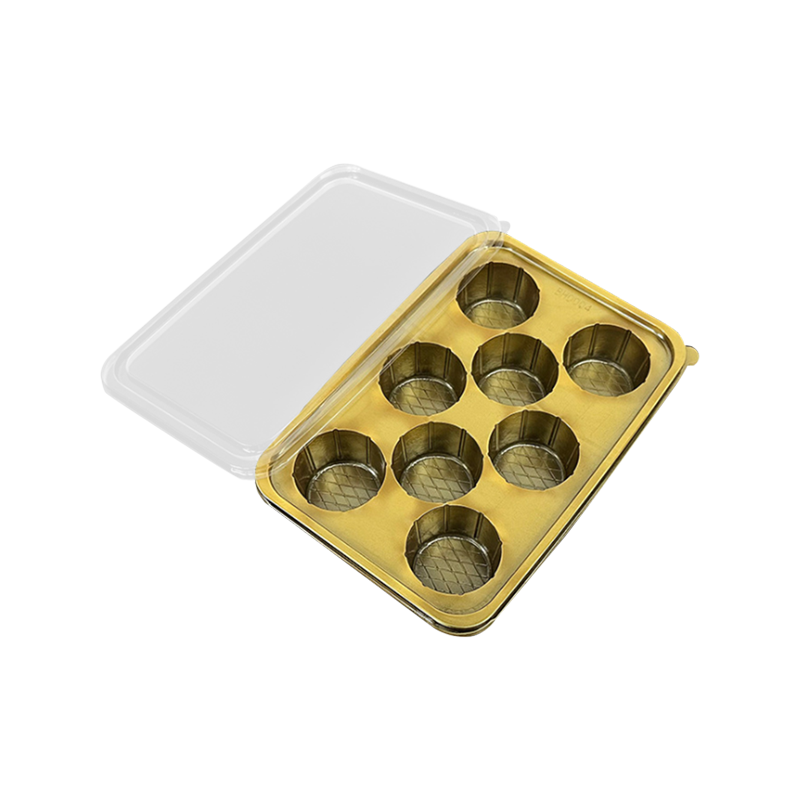 8-cavity disposable plastic baking packaging box