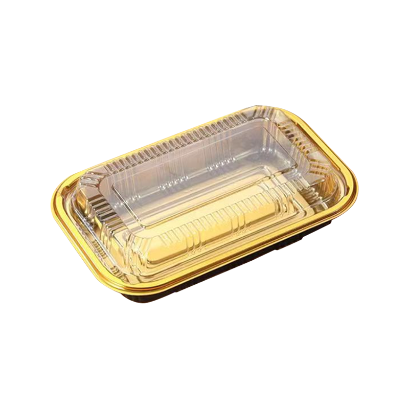 Disposable salad food packaging box with anti fog cover