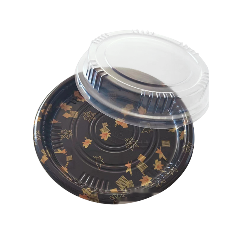 Circular sandwich plate with lid