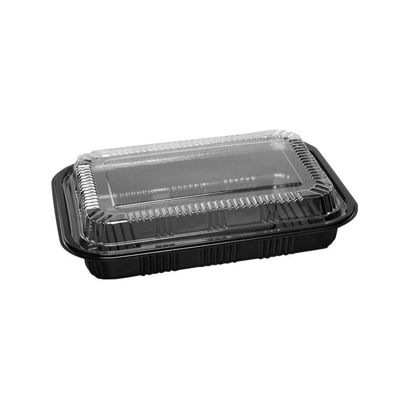 Anti overflow covered packaging box suitable for microwave ovens